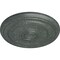 Ekena Millwork Devon Ceiling Medallion (Fits Canopies up to 3 5/8"), 15 3/4"OD x 1 1/2"P, Athenian Green Crackle CM15DEAGC - alternate 2